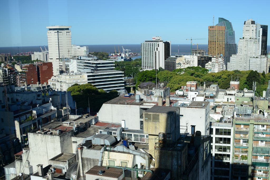 15 View To East Includes IRSA Tower, Sheraton, Catalinas Skyscrapers, Kavanagh Building From Rooftop At Alvear Art Hotel Buenos Aires